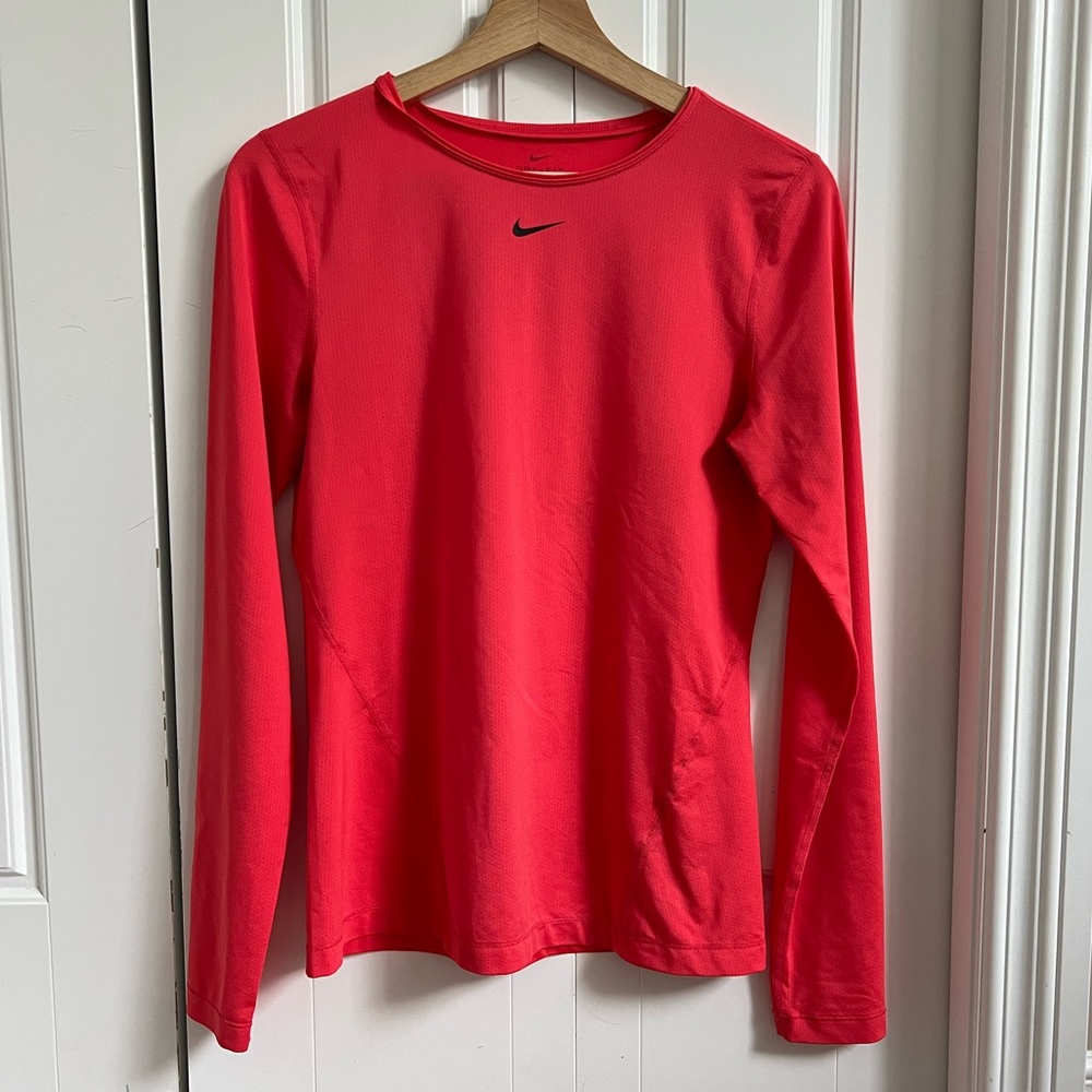 Pink Nike Long Sleeve Top
